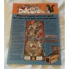 Williams Bad Cats Original Pinball Machine Advertising Flyer 1989 NOS