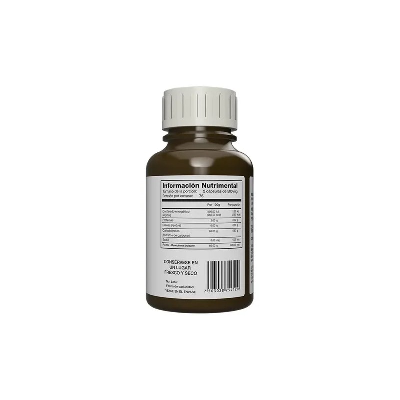 Adaptoheal Cápsulas Hongo Reishi 150 Unidades Suplemento Nutricional Vegano