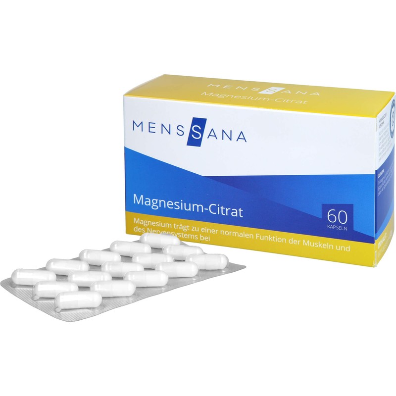 MensSana Magnesium Citrate, Pack of 60