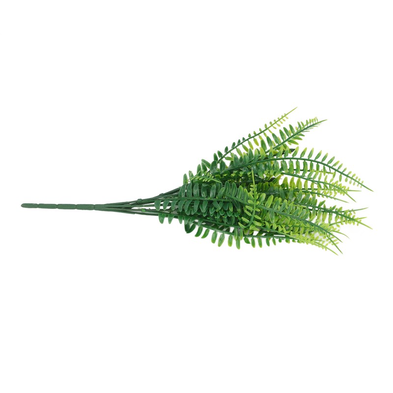 12pcs Artificial Plants Greenery Simulation Plants Fern Wort Fake Grass