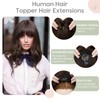 Rich Choices Hair Toppers with Fringe for Thinning Hair Real