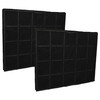 vhbw 2x Activated Carbon Filters Compatible with Dieter Knoll Collect