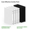 CFKREYA 4 Pack Air Filter Replacement for Fellowes AeraMax 290/300/DX95