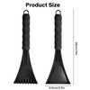 XIABYAYU Car Ice Scraper, Ice Scraper with Non-Slip Handle, Car