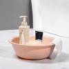 Monaco Olive Lapastel Round Wash Basin, Lapastel Round Pink Small