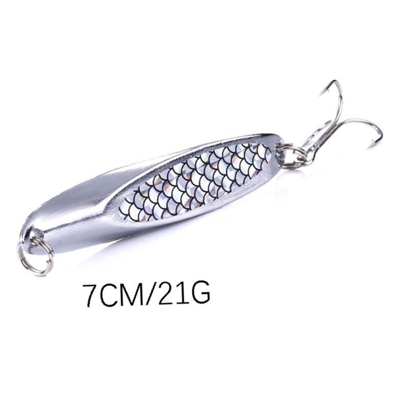 BESPORTBLE 5pcs Sequins Fishing Lures Beveling Hook Baits for Anglers