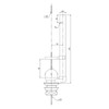 LIXIL INAX PK-TF-870C-32 Float Valve for Low Tank with Corner