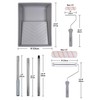 ROLLINGDOG Paint Roller Kit with Extension Pole - 9 Inch
