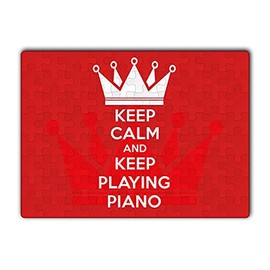 Makoroni - Keep Calm and KEEPPLAYING Piano - Jigsaw Puzzle 80 pcs, DesP82