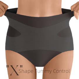 Women's High Waisted Tummy Control Shapewear Panties for Seamless Support and Comfort Underwear Briefs 3 Pack