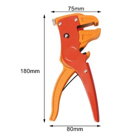 Insulated Wire Stripper, Adjustable Cable Stripping Tool, Professional Wire Cutter for Industrial and Home Automotive Electrical Repair