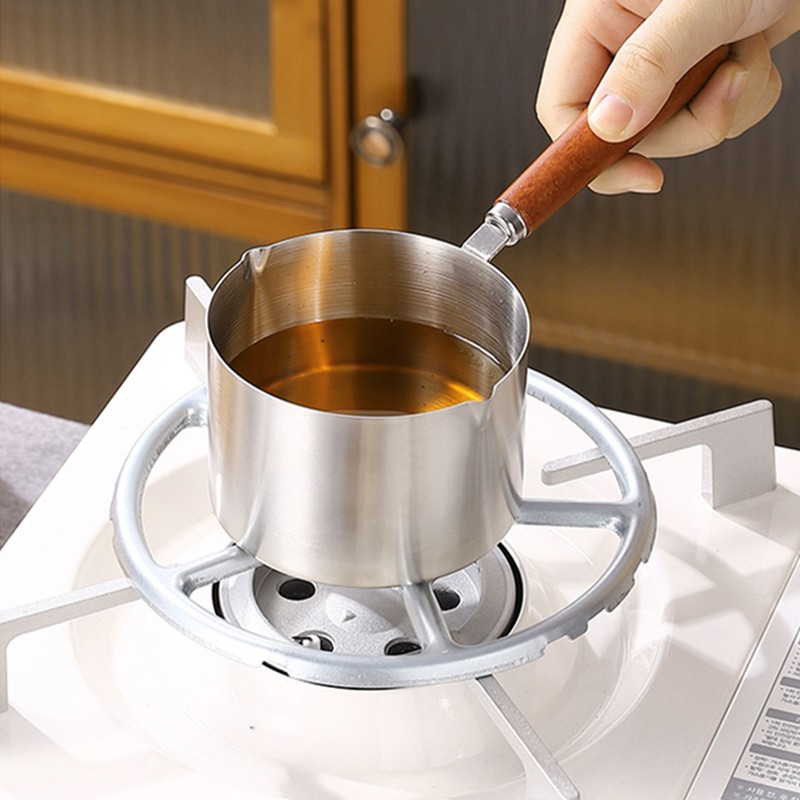 Milk Pot Stove Top Stainless Steel Boiler Sauce Pan Portable