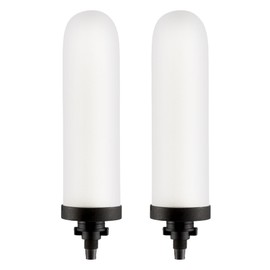 Survivor Filter Gravity Water Filter Replacement Pack - Includes 2 Ceramic Filters for Gravity Fed Water Filtration System, Removes Bacteria, Viruses, and Parasites