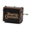 Cuzit Pirates of the Caribbean Wooden Hand Crank Music Box