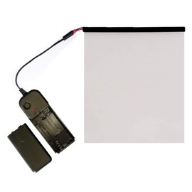 MEGICOLIM Switchable Adhesive Smart Film PDLC Electronic Smart Tint Glass Sticker for Home Office Window, 6Inch x 8.2Inch