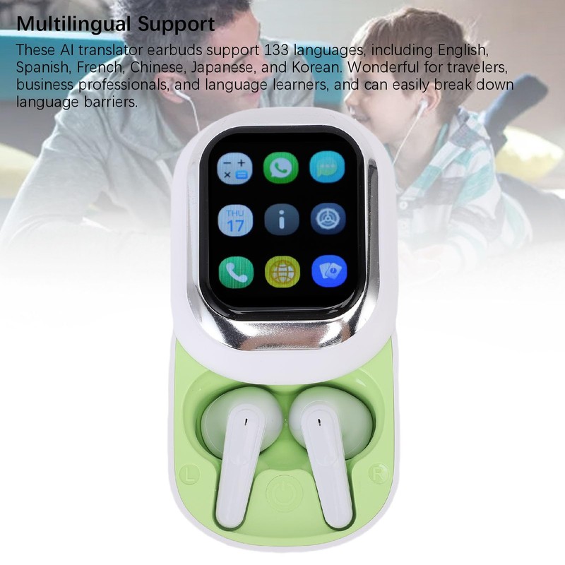 Dpofirs AI Real Time Translator Earbuds 133 Languages, Bluetooth 5.4Translator