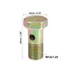 X AUTOHAUX 1Pcs M12x1.25 Banjo Bolt Brake Line Fitting Adapter
