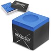 GoSports Premium Pool Cue Chalk Cube 12 Pack - Blue