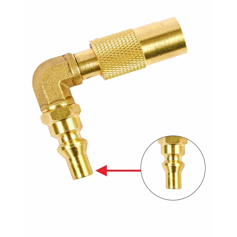 Low Pressure 1/4inch RV Quick Connect Adapter,Propane Quick Connect Conversion