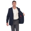 Gioberti Mens Formal Navy Blazer Jacket, Size 44 Regular