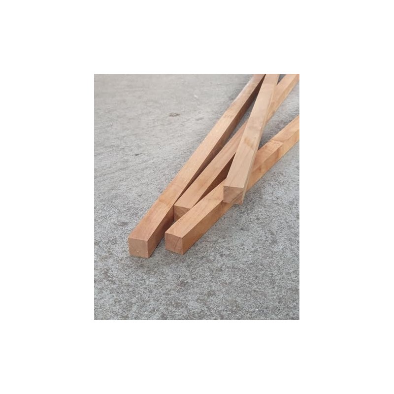 BioMaderas Teak Wood Stick, Continuous, FSC 100% 30 mm Width,