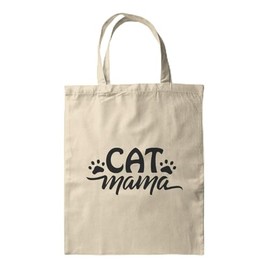 BWW Print - Cat Mama - Gift | Shopping | Tote Bag - Tote Bag, Single Sided