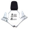 HONGK Flame Backrest Sissy Bar For 2005-2012 Suzuki Boulevard M50