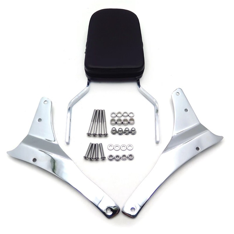 HONGK Flame Backrest Sissy Bar For 2005-2012 Suzuki Boulevard M50