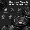 TTartisan 25mm F2 Wide-Angle Manual Lens, Compatible with Fuji X-Mount