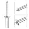 sourcing map Pack of 25 Blind Rivets Decorative Rivets 304
