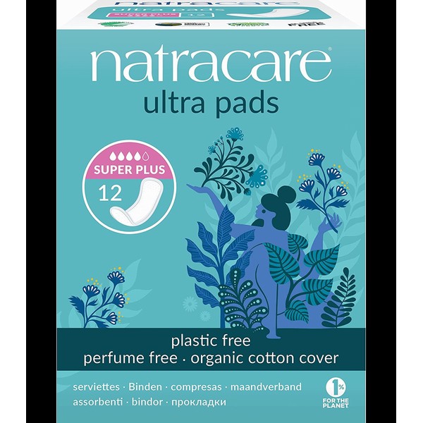 Natracare Natural Ultra Pads Super + 12 ct