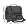 Dual Compartment Insulated Cooler Bag Waterproof Leakproof Lunch Bag Box