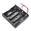 4 AA Battery Holder with Wire Leads (2-Pack), 6V Battery