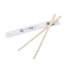 100 Pairs of Bamboo Chopsticks Again 21 cm Individually Packed Disposable Chopsticks