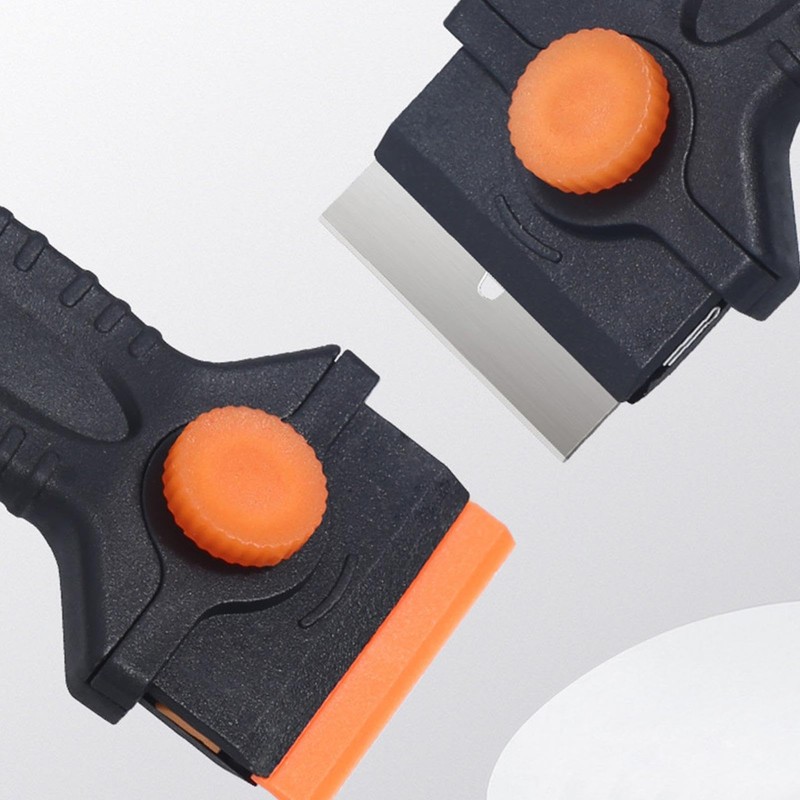 Glass Scraper - Double Edge Stove Scraper | Multi-Purpose Cleaning