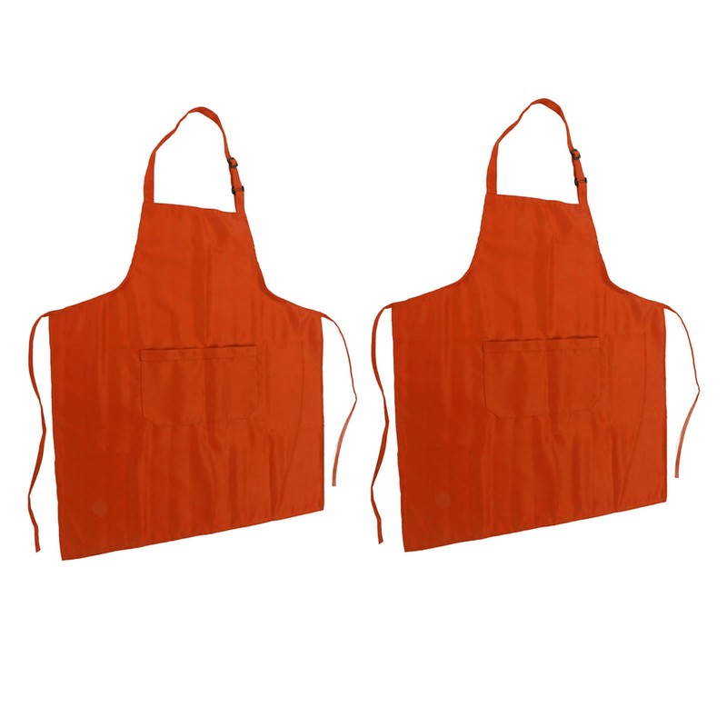 Cooking Apron Waterproof Adjustable Neck Strap Breathable Soft Kitchen Bib
