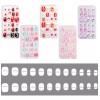 Ugaaiya Tips Uñas Navidad Postizas Adheribles Kawaii Decoradas