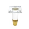 LC LICTOP Clear Acrylic Sofa Legs with Brass Tip 4.7