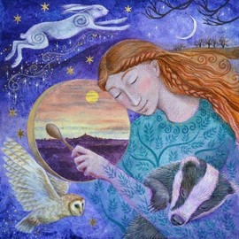 Wendy Andrews Drumming Avalon Dreams 20x20cm Printed Tile