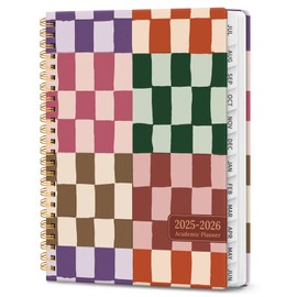 Planner 2025-2026, Monthly and Weekly Calendar Academic Planner (July 2025 - June 2026), Hardcover Student Teacher Planning Agenda Book with Tabs, Perfect for Office School Supplies, A4 (8.5" x 11") - Lattice