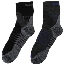 SALOMON Unisex X Ultra Access Quarter 2 Socks LC2082900 Anthracite Black 45-47, Anthracite Black, 45-47, multicoloured