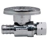 Apollo Valves Apxvs1238c Pex Straight Stop Valve Crimp Fitting, 1/2"