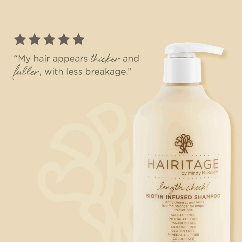 Hairitage Length Check Shampoo Y Acondicionador Biotin