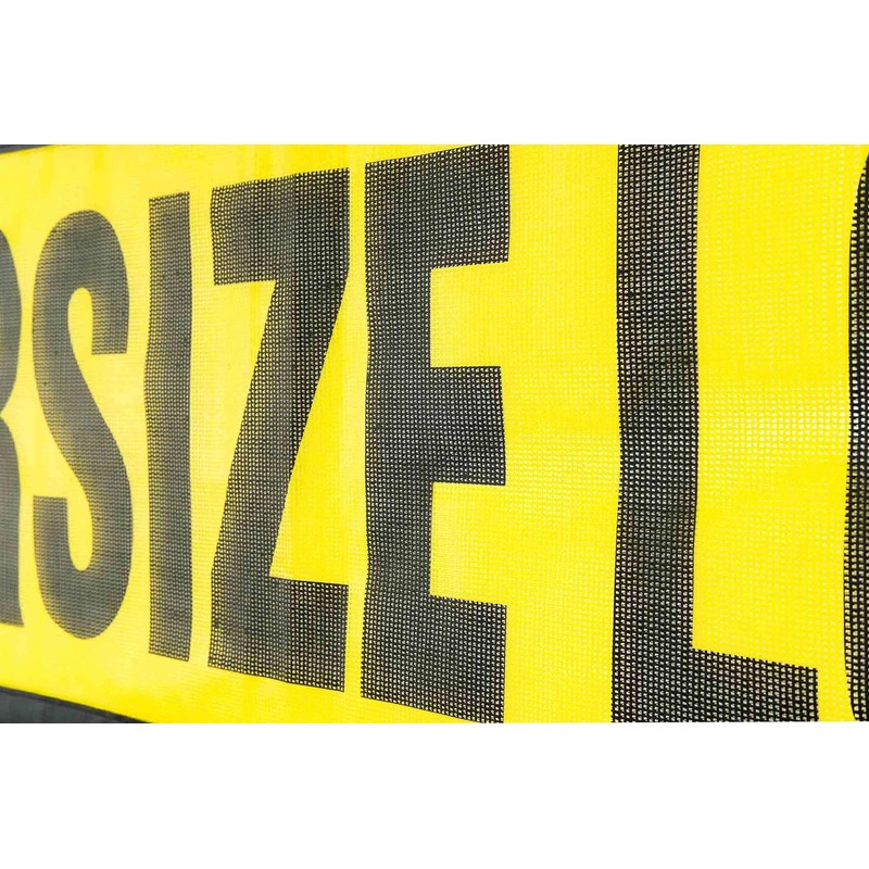 Mytee Products 18"x84" Oversize Load Sign for Trucks w/Bungee Cord