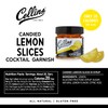 Collins Candied Lemon Slices in Syrup, Candied Fruit Slices Cocktail