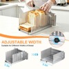 Bread Slicer for Homemade Bread - Upgrade Adjustable Stainless Steel