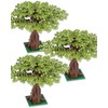 LONESTAR Bricks Building Blocks City Building Kit Trees 3 x