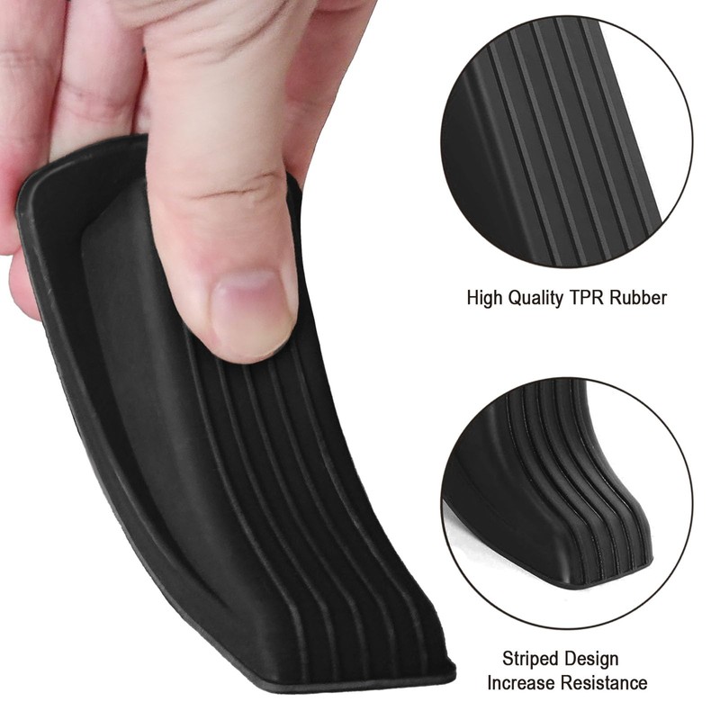 Beieverluck 24 Pack Door Stoppers for Bottom of Door Rubber