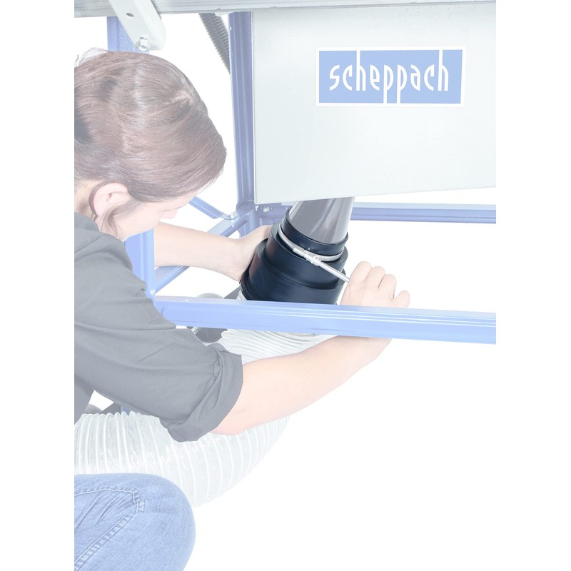 Scheppach Flexible Suction Adapter, Suction Manifold Hose Adapter Set, Universal