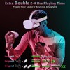 Saqico 2 Battery Pack for Oculus Quest 2, 5000mAh Head